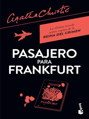 cover image of Pasajero para Frankfurt